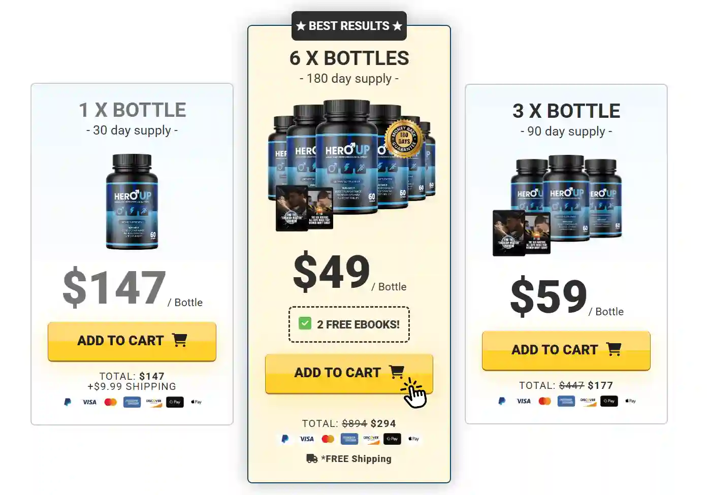 heroup bottle pricing